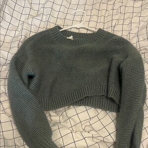Garage Women's Olive Green Knit Sweater